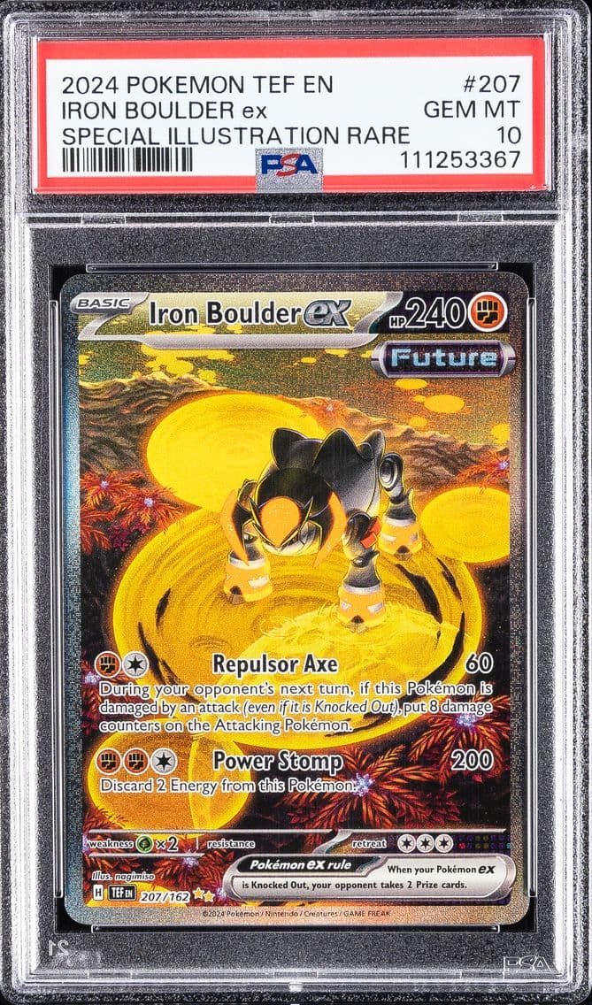 Iron Boulder EX, Temporal Forces, PSA 10