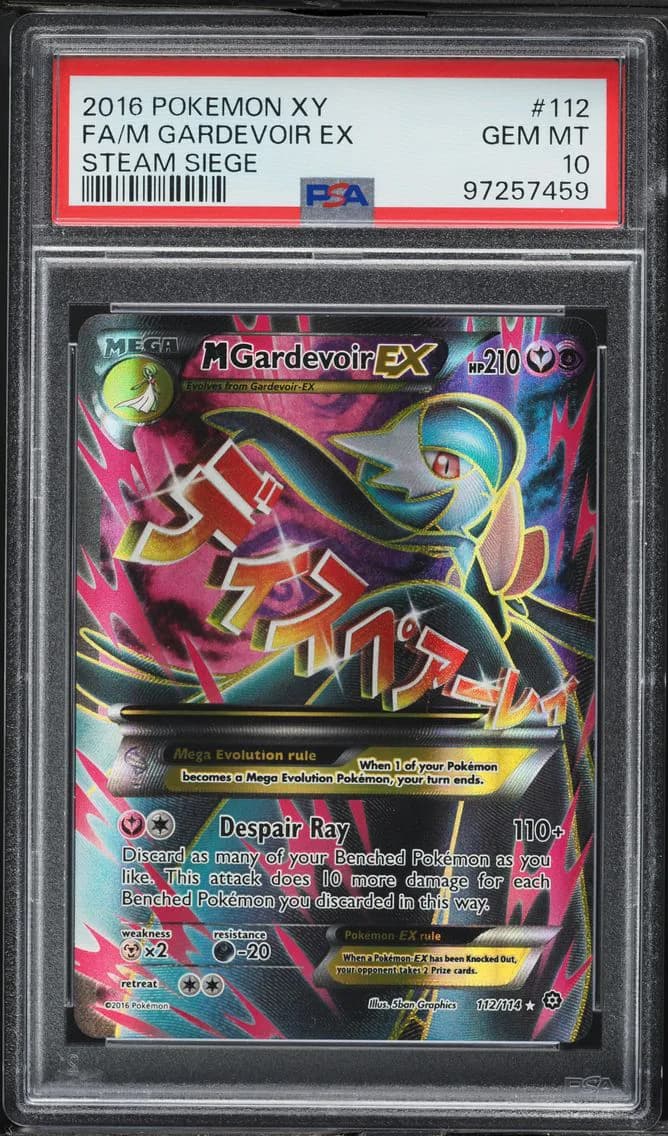 M Gardevoir EX, XY Steam Siege, PSA 10