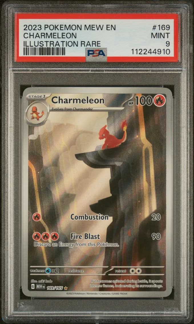 Charmeleon, 151, PSA 9