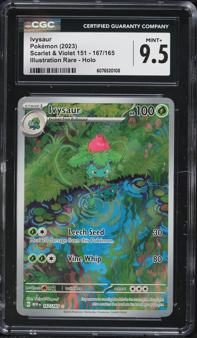 Ivysaur, Scarlet & Violet 151, CGC 9.5