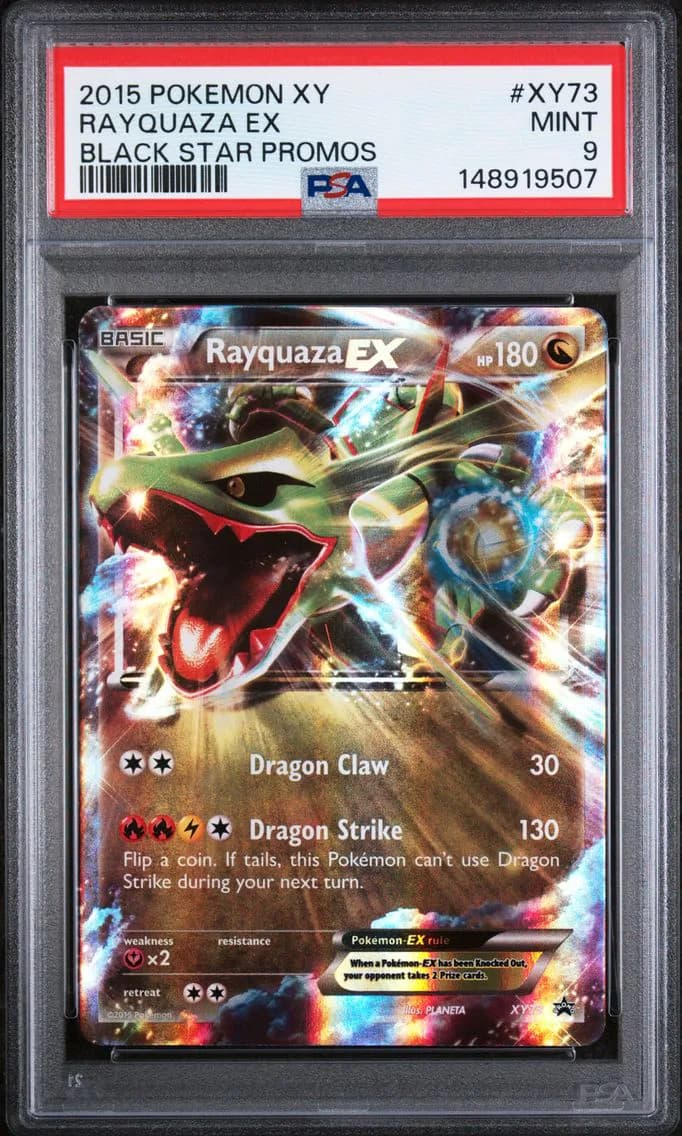 Rayquaza EX, XY Black Star Promos, PSA 9