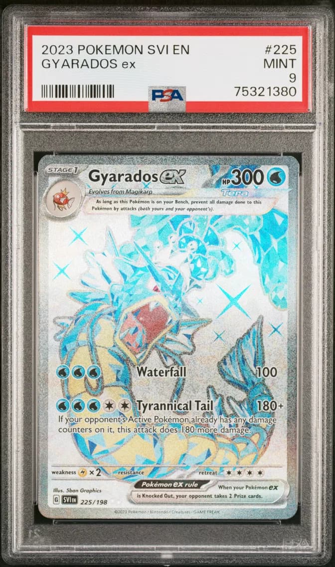 Gyarados EX, Scarlet & Violet, PSA 9