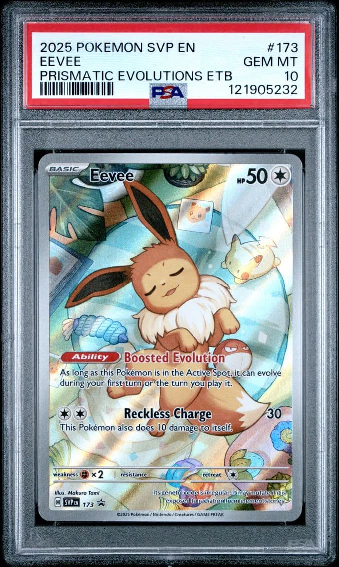 Eevee, SV Black Star Promo, PSA 10