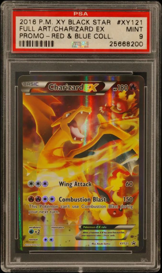 Charizard EX, XY Black Star Promo, PSA 9