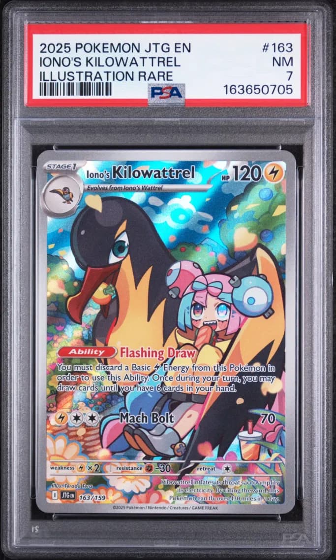 Iono's Kilowattrel, Journey Together, PSA 7