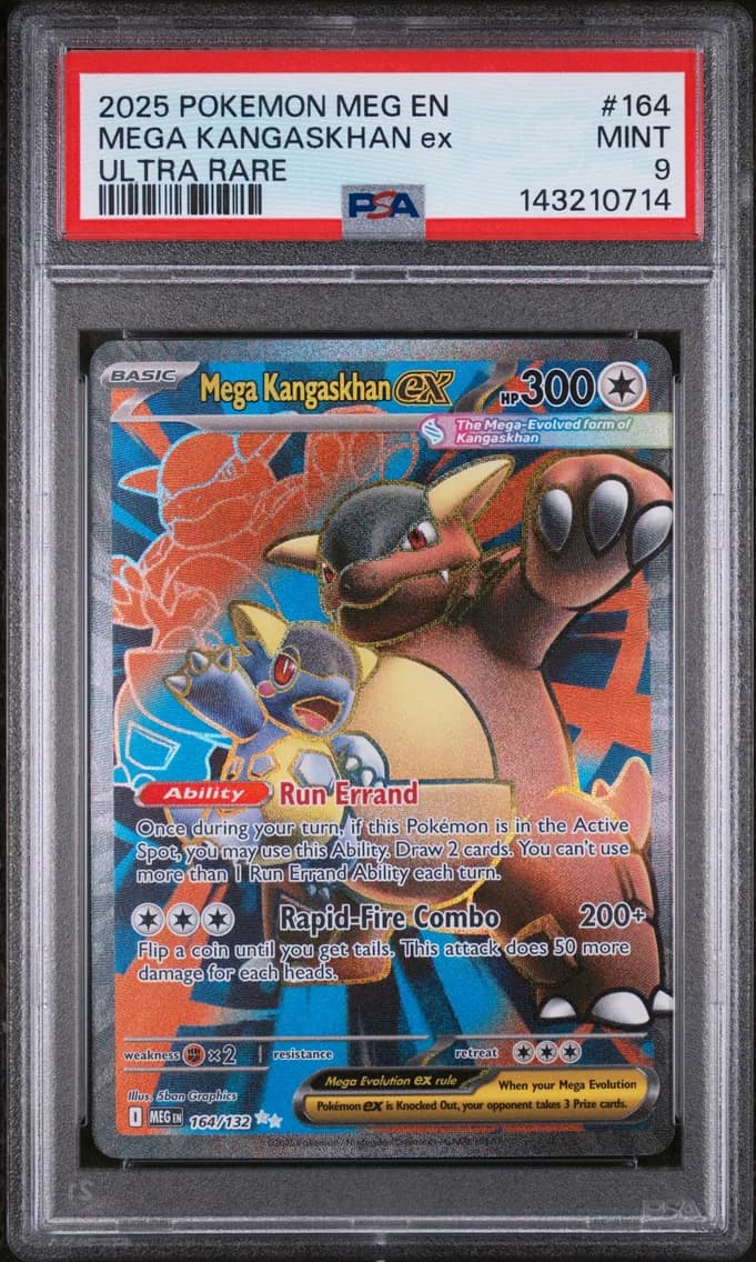 Mega Kangaskhan EX, Mega Evolution, PSA 9