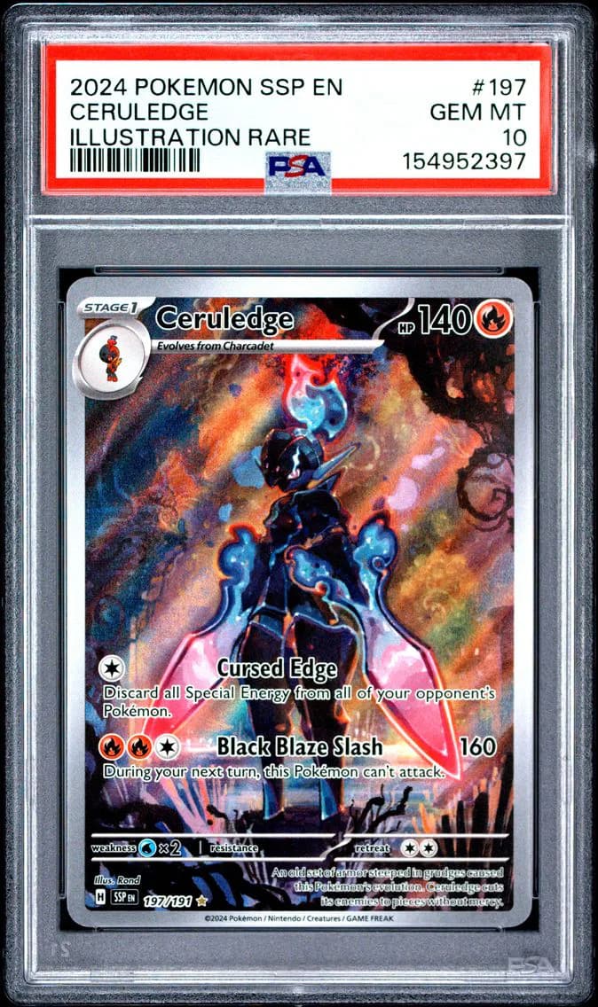 Ceruledge, Surging Sparks, PSA 10