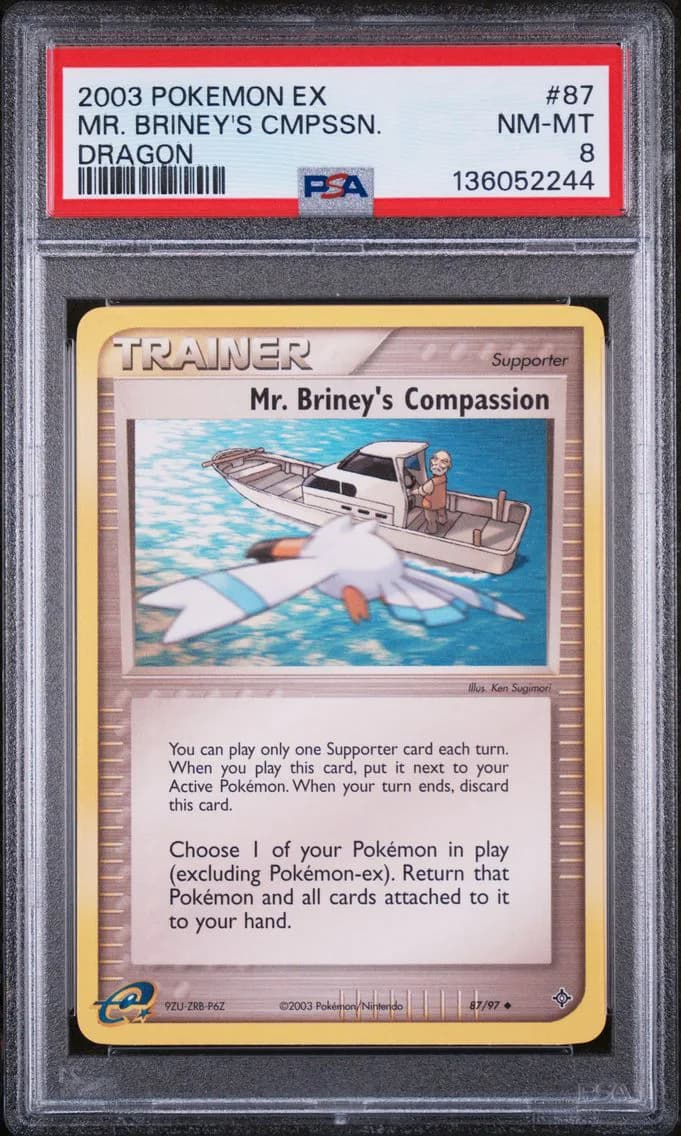 Mr. Briney's Compassion, EX Dragon, PSA 8