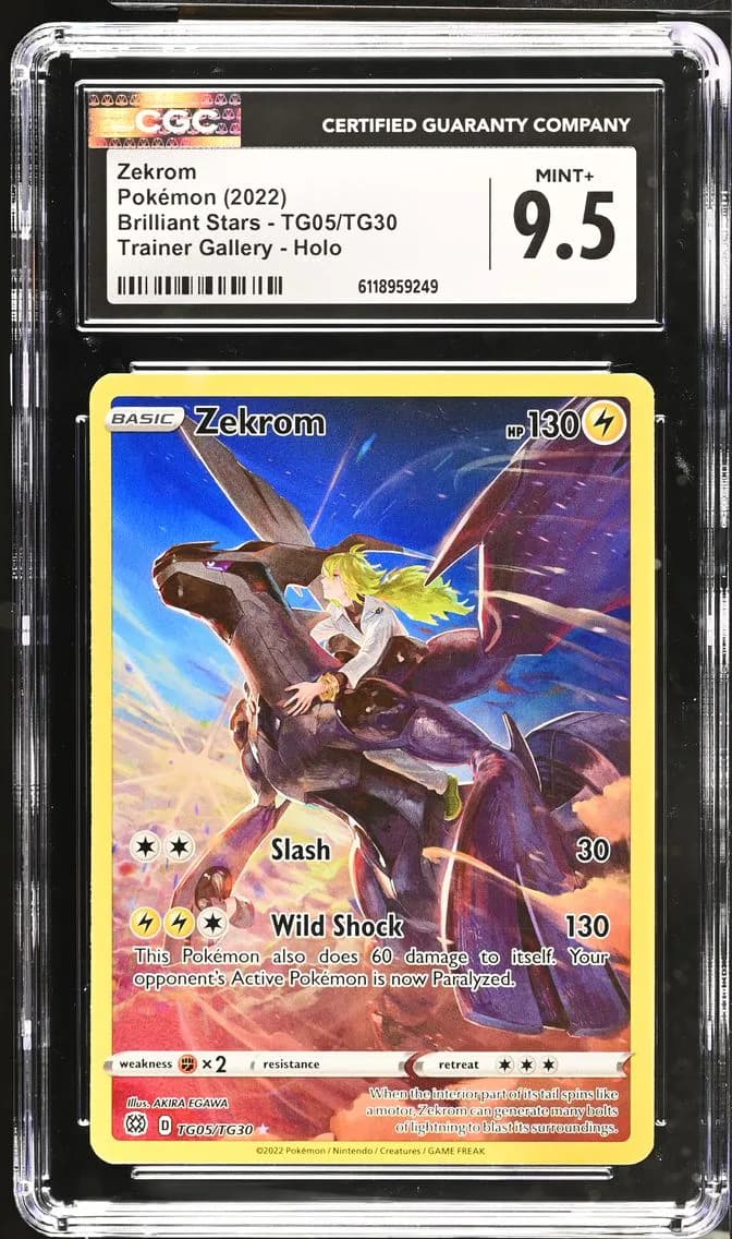 Zekrom, Brilliant Stars, CGC 9.5