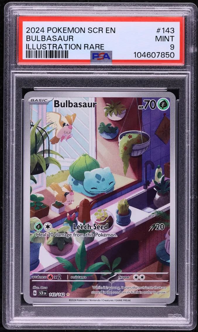 Bulbasaur, Stellar Crown, PSA 9
