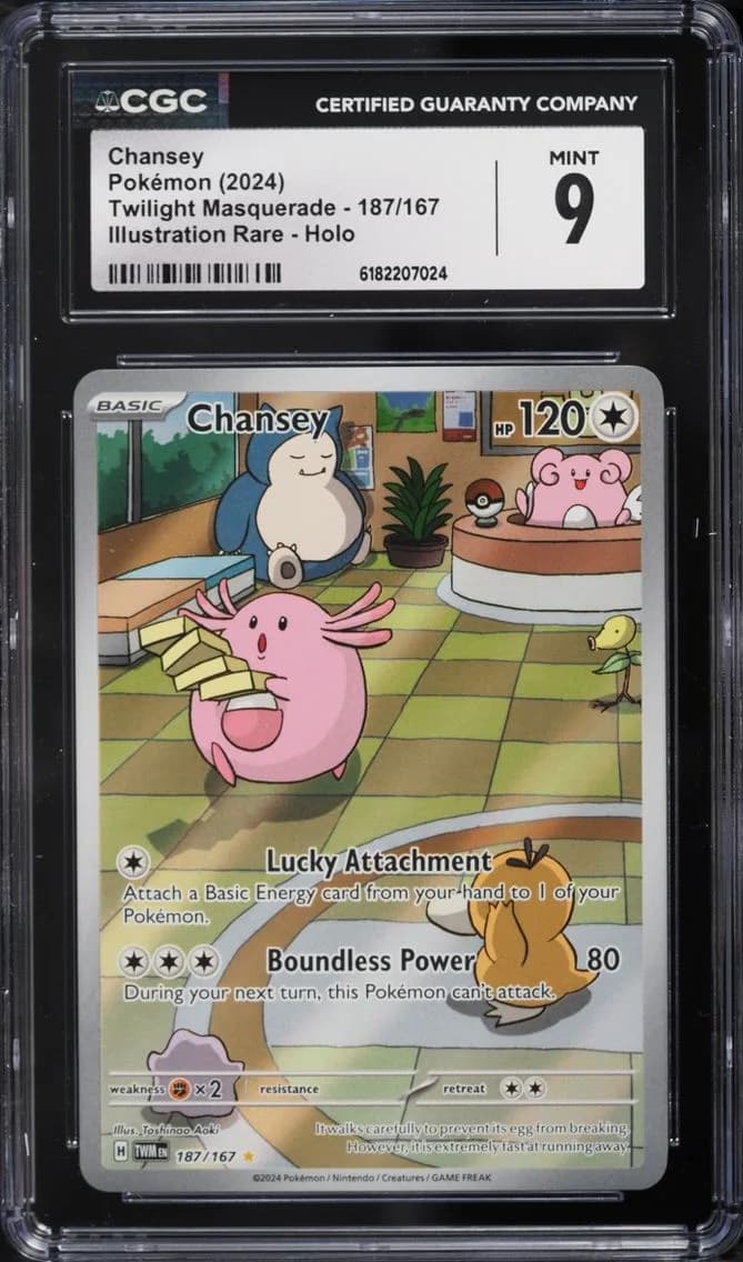 IR Chansey, Twilight Masquerade, CGC 9