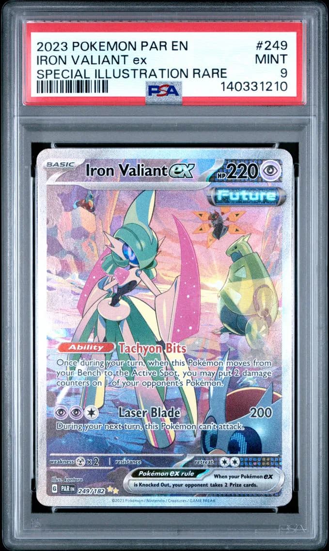 Iron Valiant EX, Paradox Rift, PSA 9