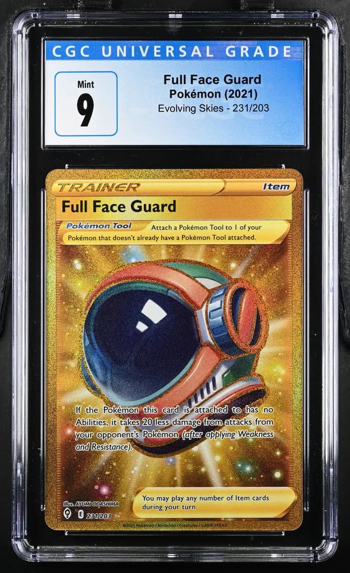 Full Face Guard, Evolving Skies, CGC 9
