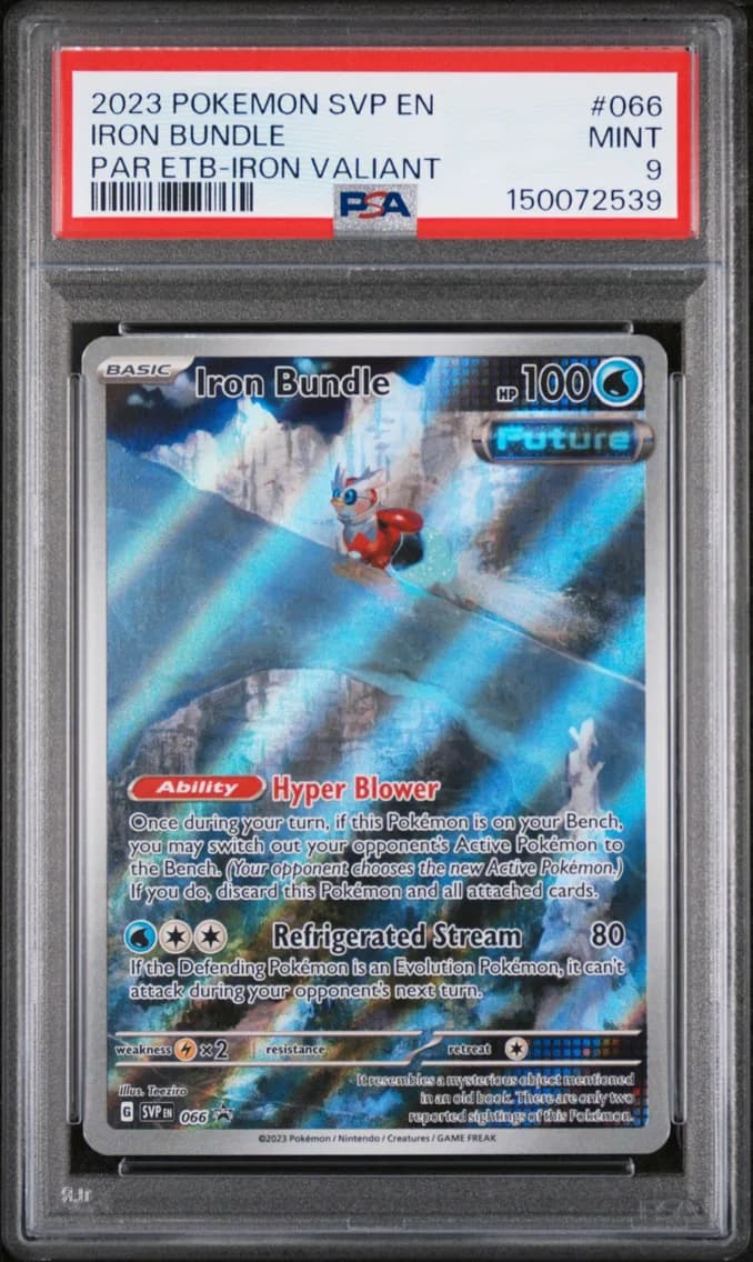 Iron Bundle, SV Black Star Promo, PSA 9