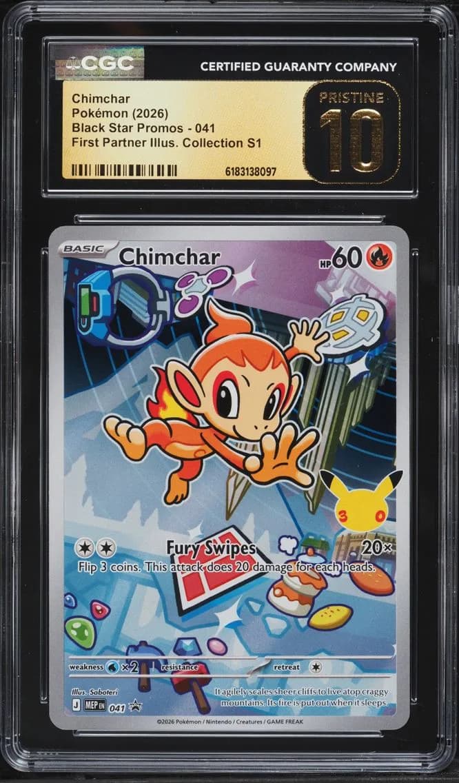 Chimchar, Black Star Promos - Mega Evolution MEP EN, CGC 10