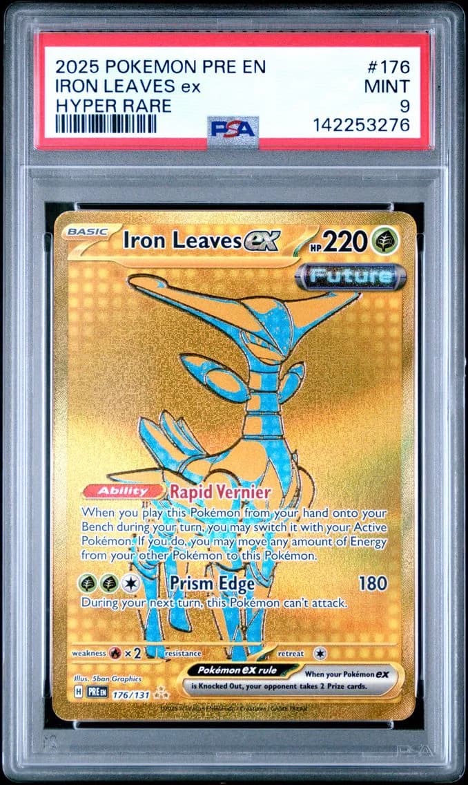 Iron Leaves EX, Prismatic Evolutions, PSA 9