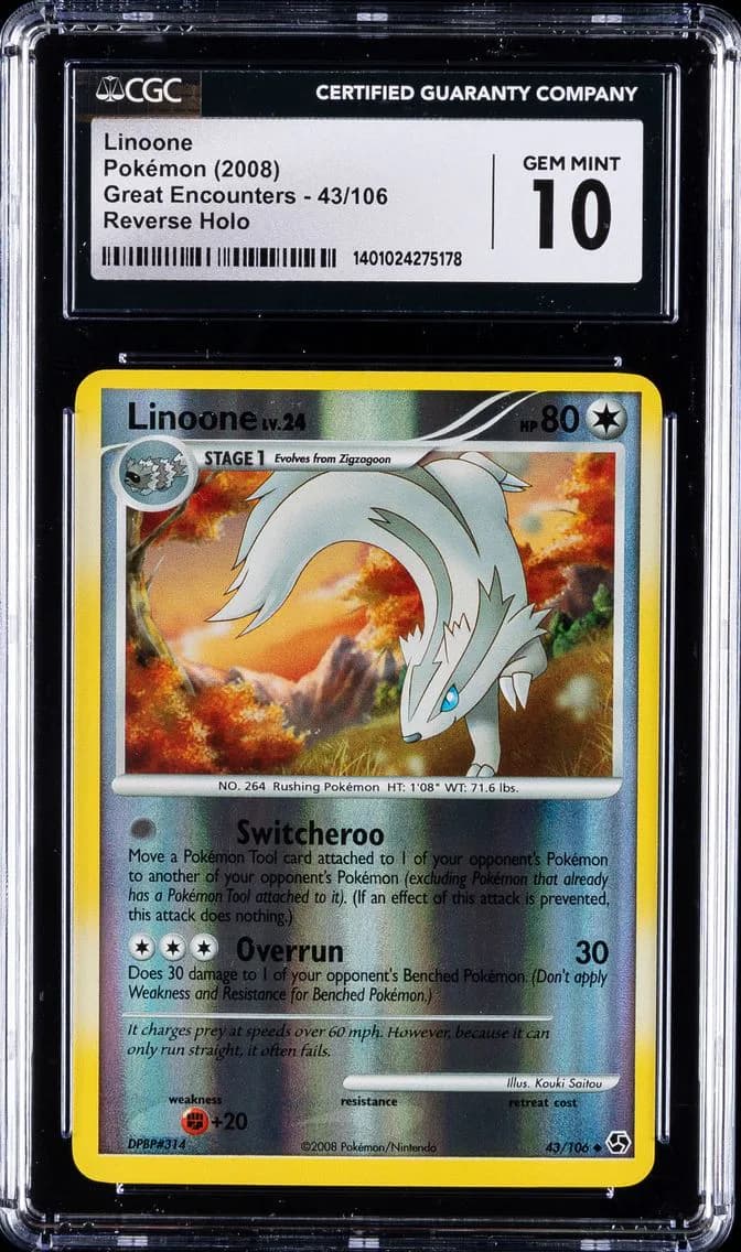 Linoone, Great Encounters, CGC 10