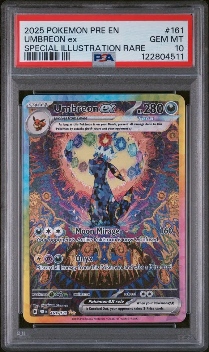 Umbreon EX, Prismatic Evolutions, PSA 10