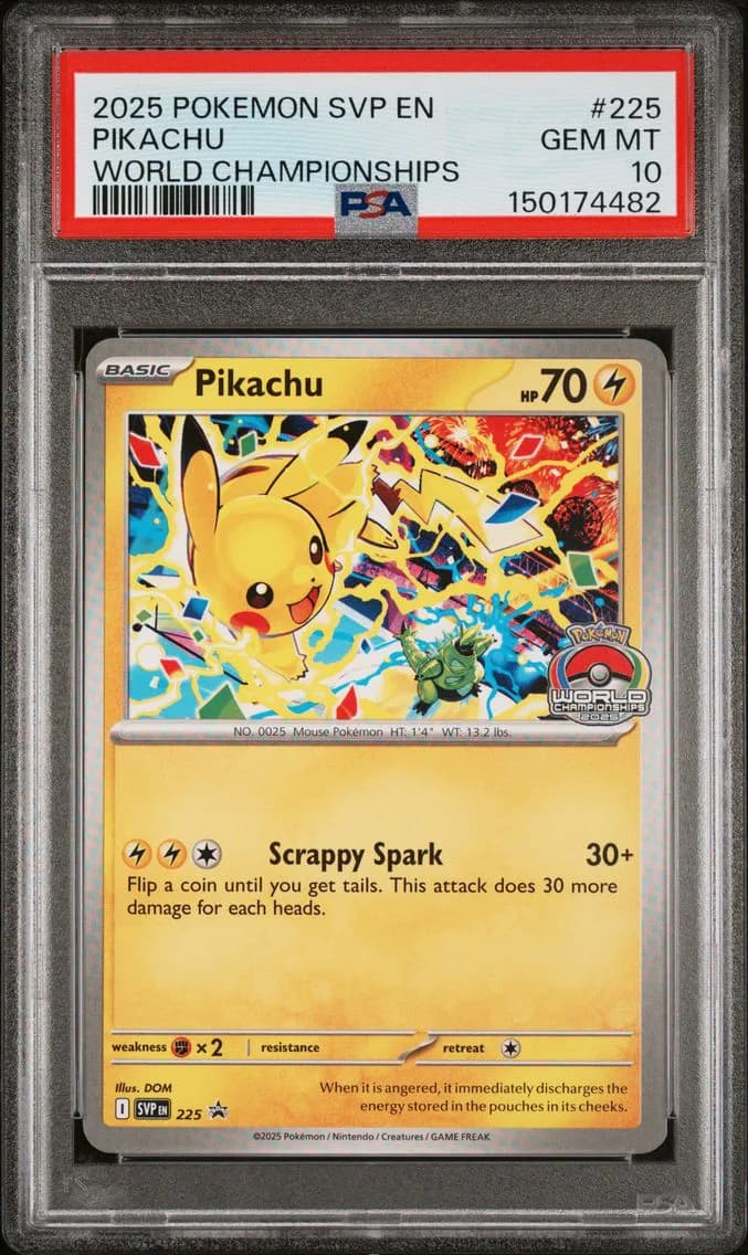 Pikachu, SV Black Star Promo, PSA 10