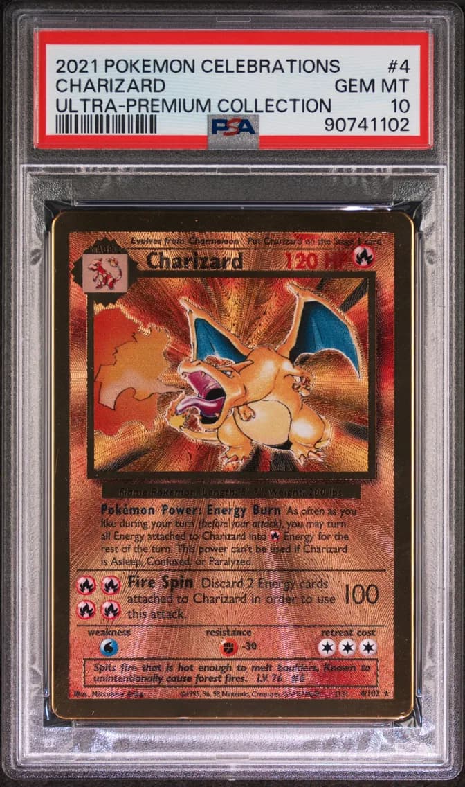 Charizard, Celebrations Ultra-Premium Collection, PSA 10