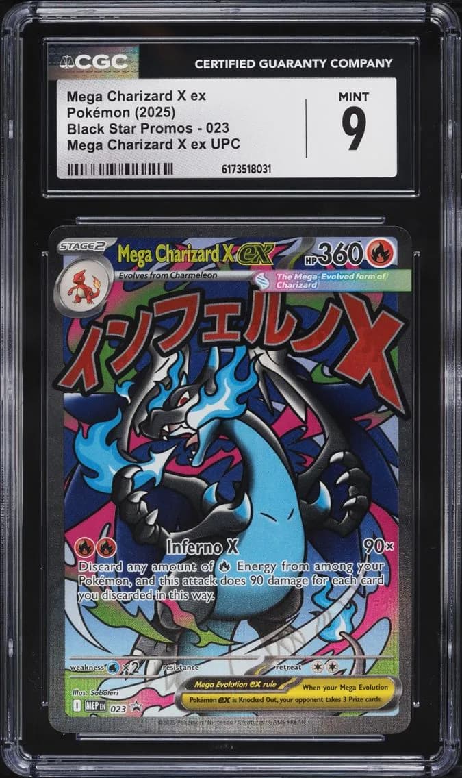 Ex, Black Star Promos - Mega Evolution MEP EN, CGC 9