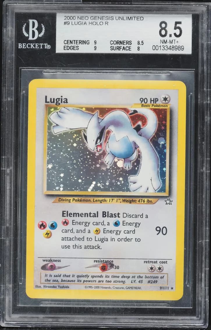 Lugia-Holo, Neo Genesis Unlimited, BGS 8.5