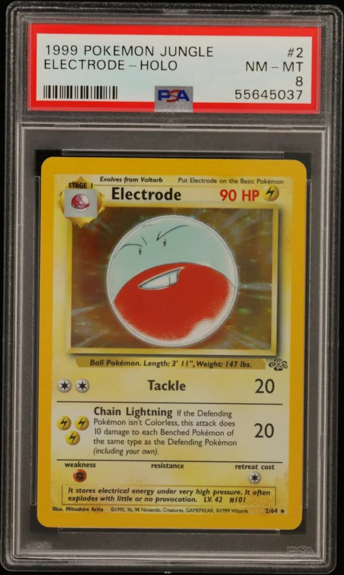 Electrode-Holo, Jungle, PSA 8