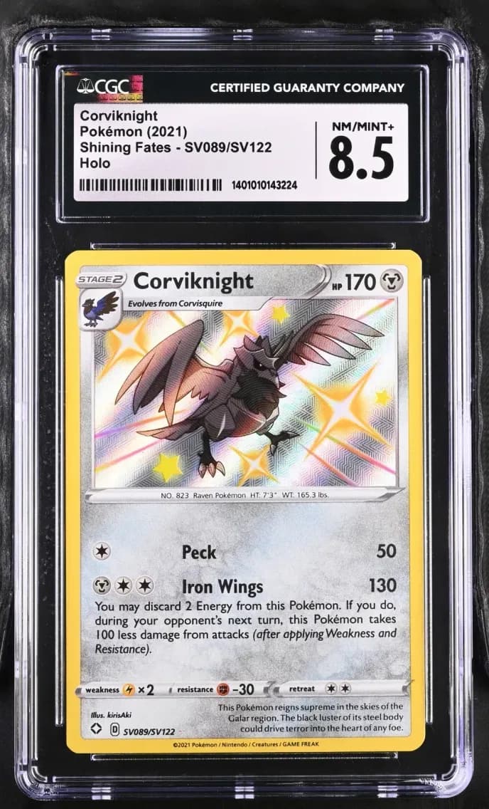 Corviknight, Shining Fates, CGC 8.5
