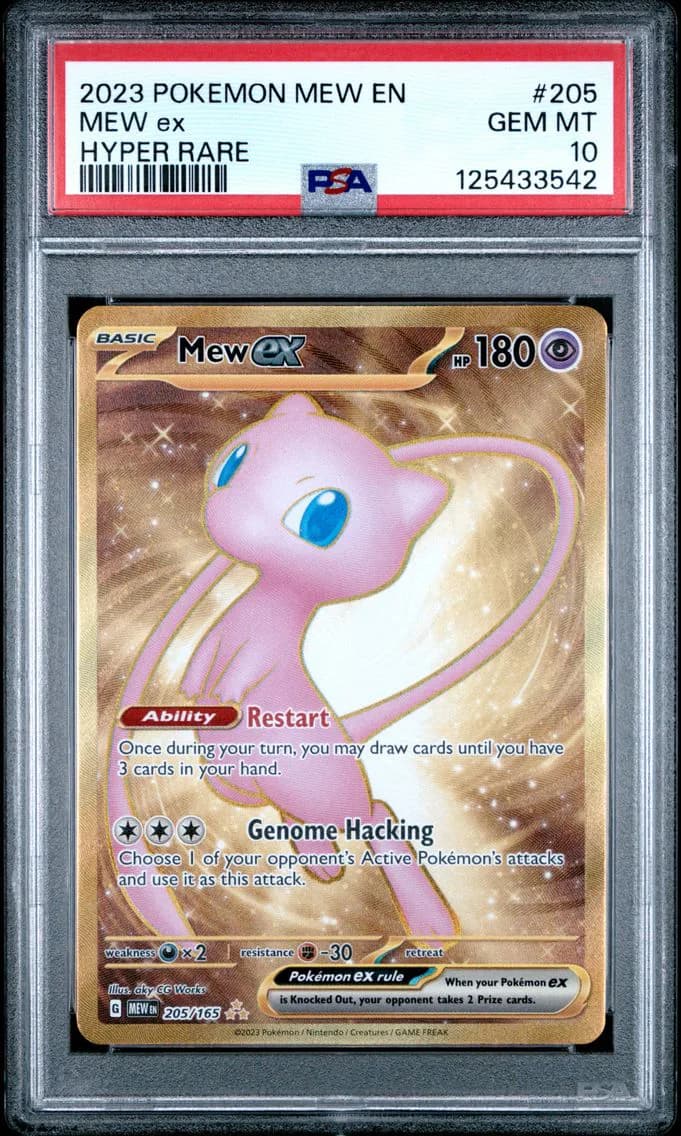 Mew EX, 151, PSA 10