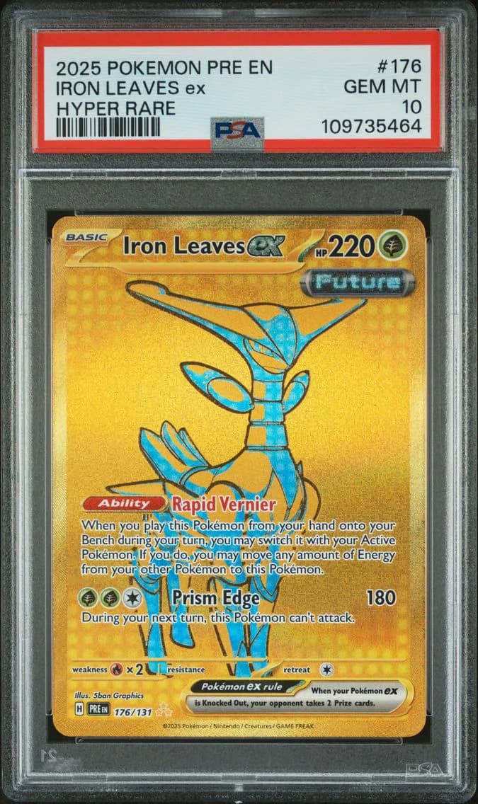 Iron Leaves EX, Prismatic Evolutions, PSA 10