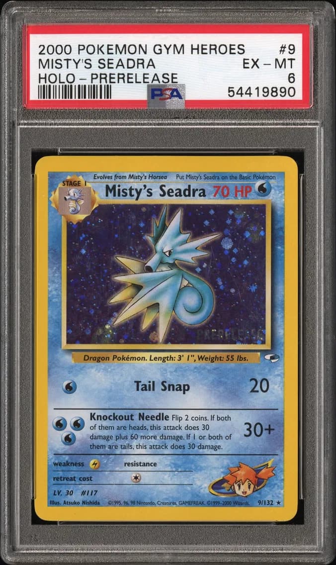 Misty'S Seadra, Gym Heroes, PSA 6