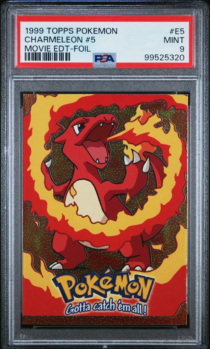 Charmeleon, Topps Pokemon the Movie Edt, PSA 9