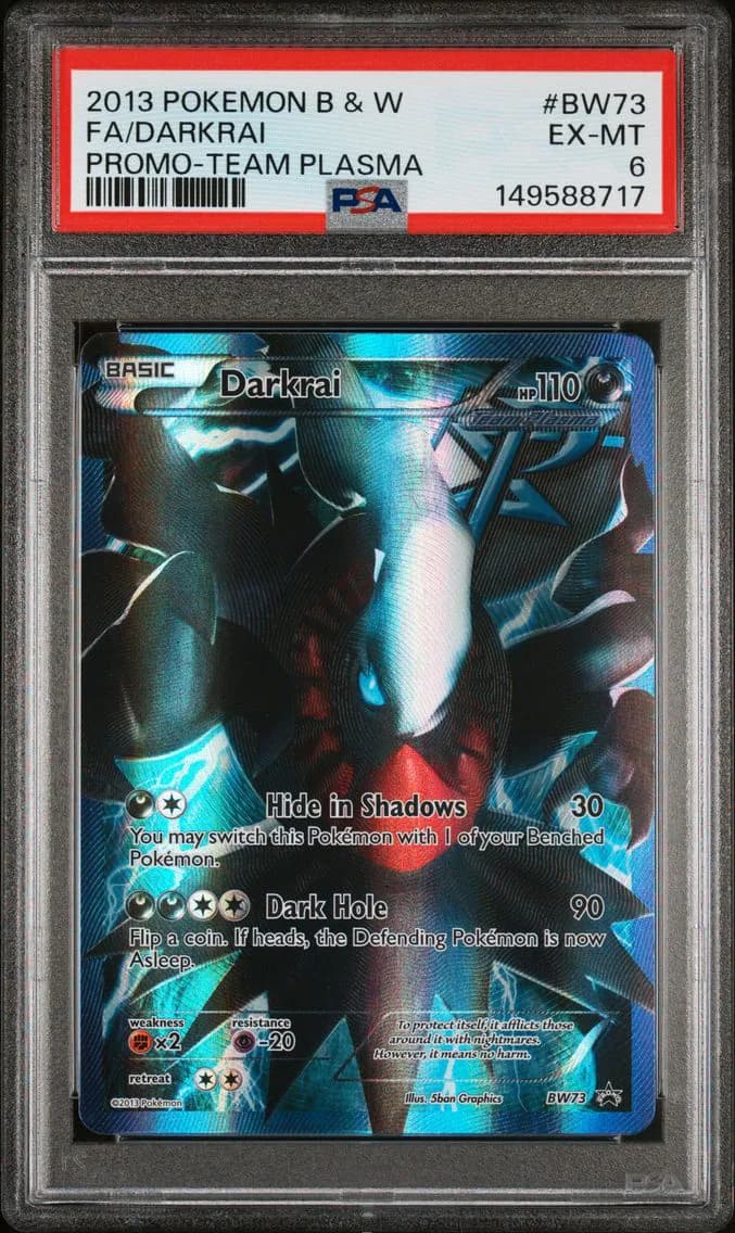 Darkrai, Black & White Promo, PSA 6