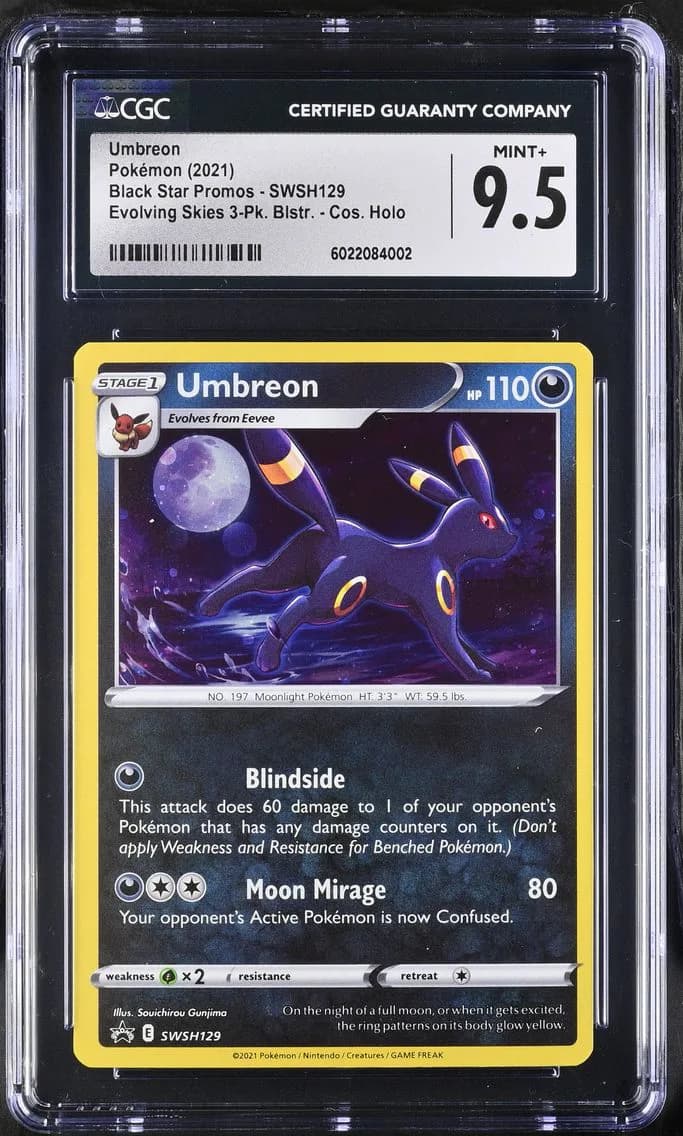 Umbreon, Black Star Promos - Sword & Shield, CGC 9.5