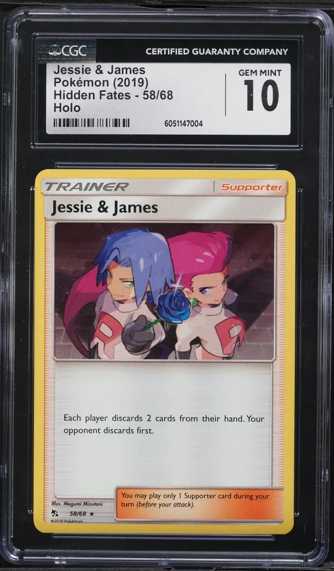Jessie & James-Holo, Hidden Fates, CGC 10
