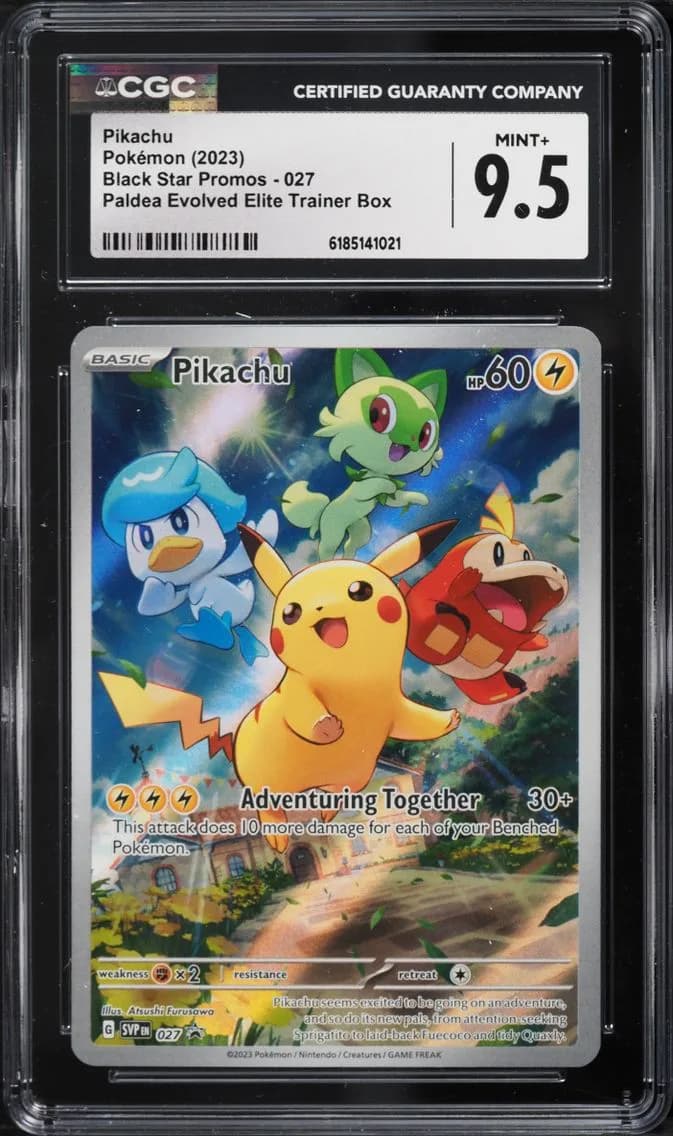 Pikachu, Black Star Promos - Scarlet & Violet SVPEN, CGC 9.5