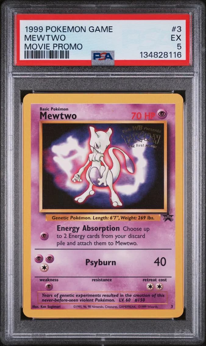 Mewtwo, Game Movie, PSA 5
