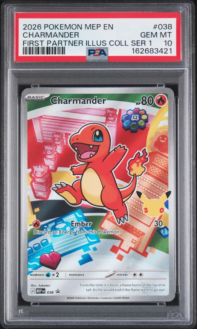 Charmander, Me Black Star Promo, PSA 10