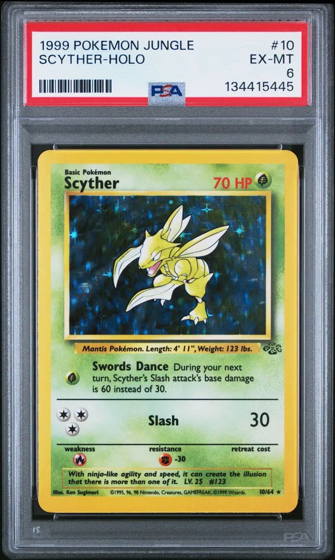 Scyther-Holo, Jungle, PSA 6