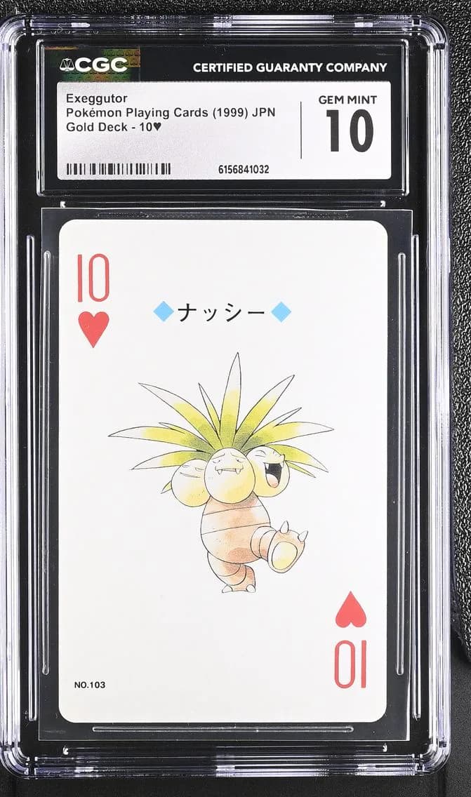 Exeggutor, Gold Deck (Ho-Oh Back) - Japanese, CGC 10