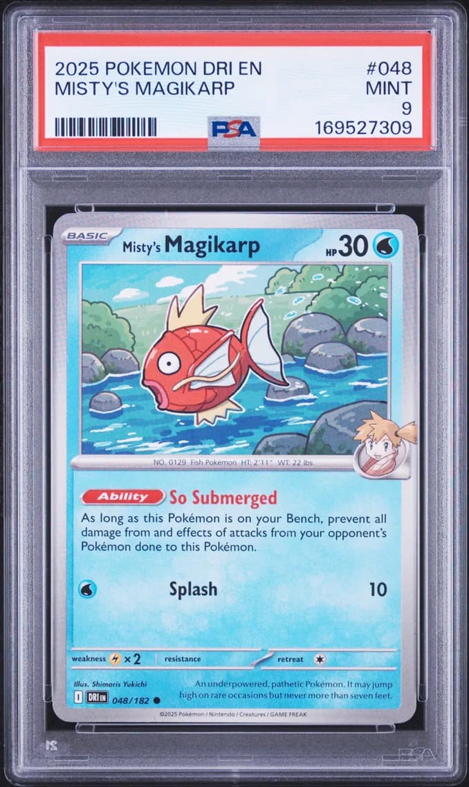 Misty's Magikarp, Destined Rivals, PSA 9