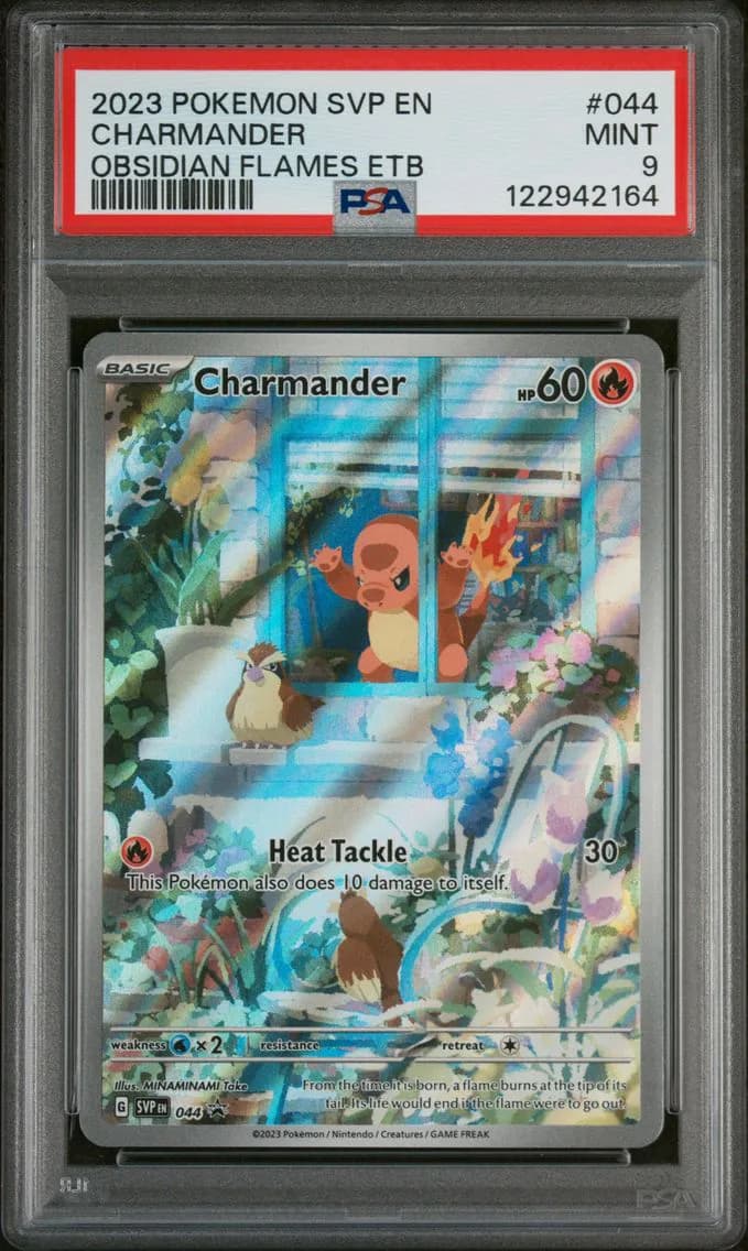 Charmander, SV Black Star Promo, PSA 9