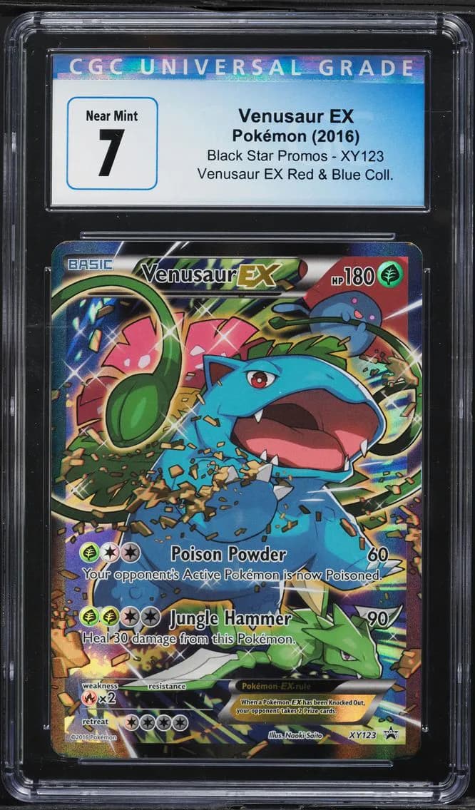 Venusaur EX, Black Star Promos - XY, CGC 7