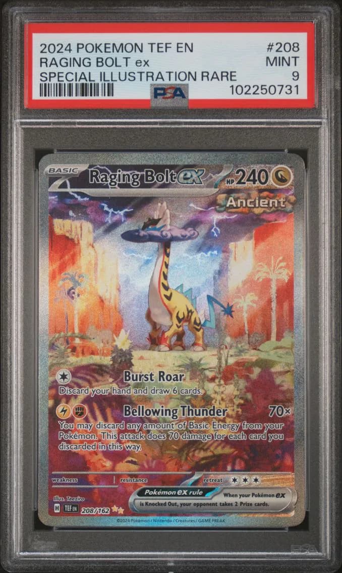 Raging Bolt EX, Temporal Forces, PSA 9