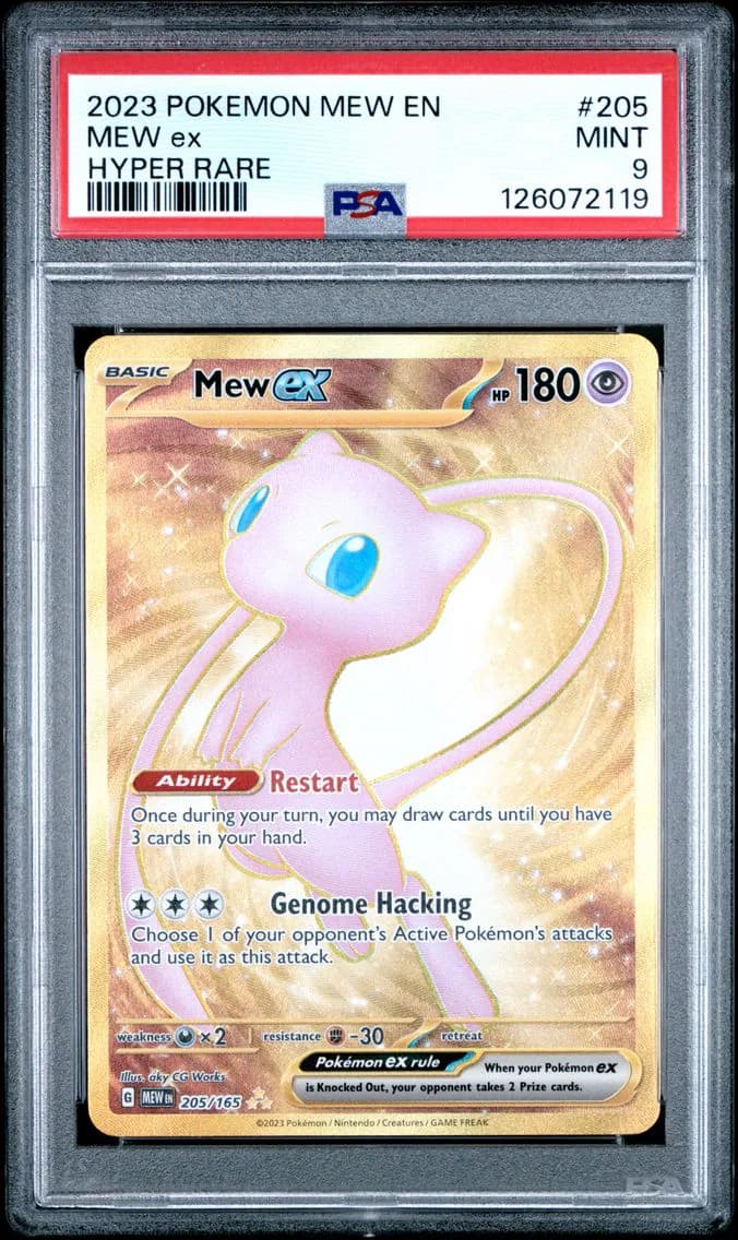 MEW ex, 151, PSA 9