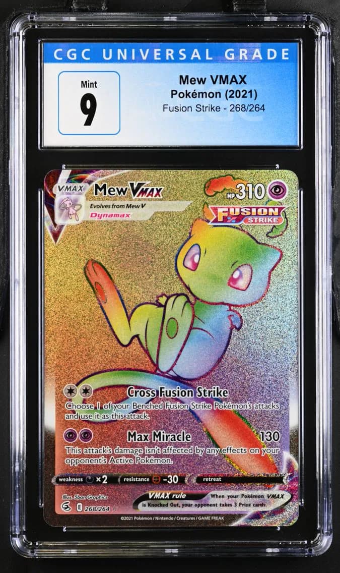 Mew VMAX, Fusion Strike, CGC 9