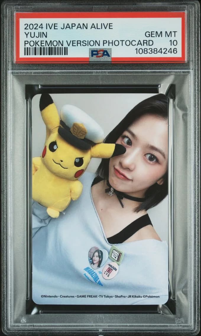Yujin, Ive Japan 2nd EP Alive Pokemon Version Photocards, PSA 10