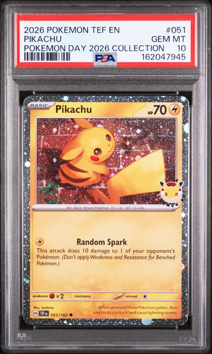 Pikachu, Temporal Forces, PSA 10