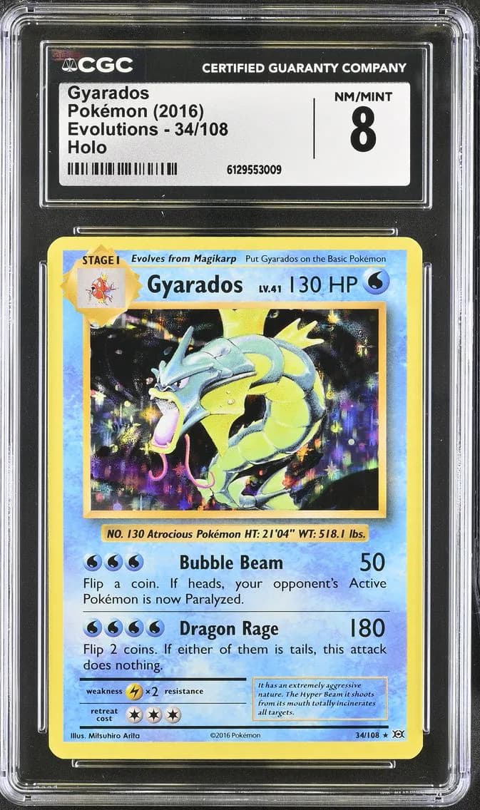 Gyarados, Evolutions, CGC 8