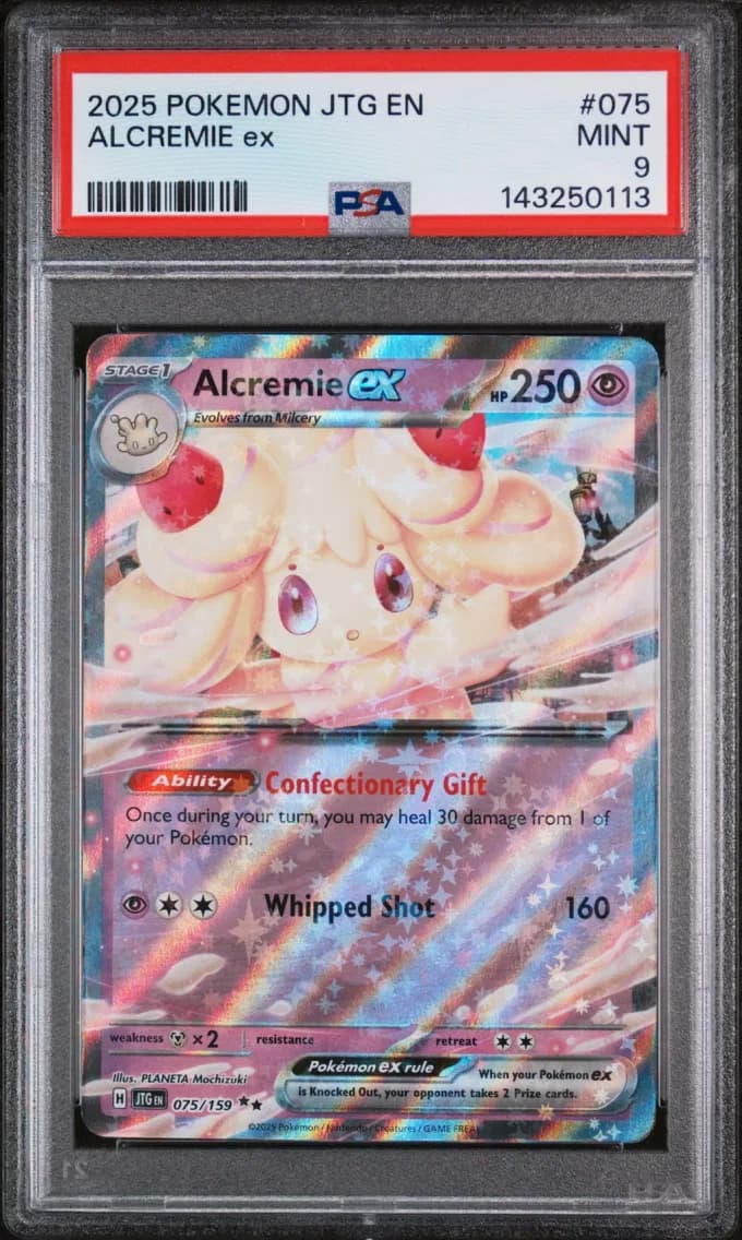 Alcremie EX, Journey Together, PSA 9